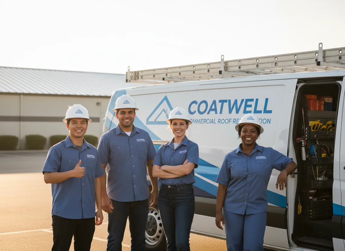 Commercial roof coating company in Naperville, IL